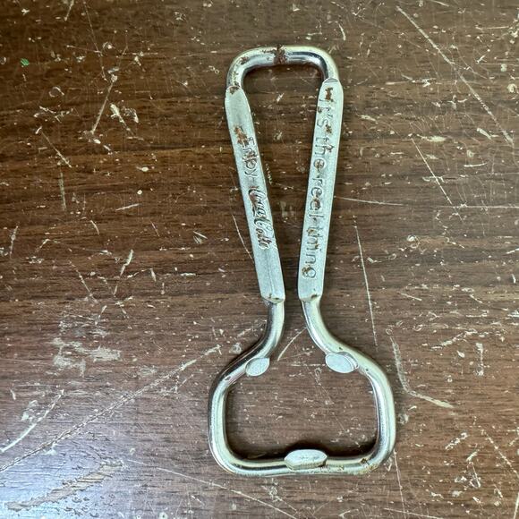 Enjoy Coca-Cola Enjoy the real thing! Metal Vintage Bottle‎ Opener - Picture 1 of 4